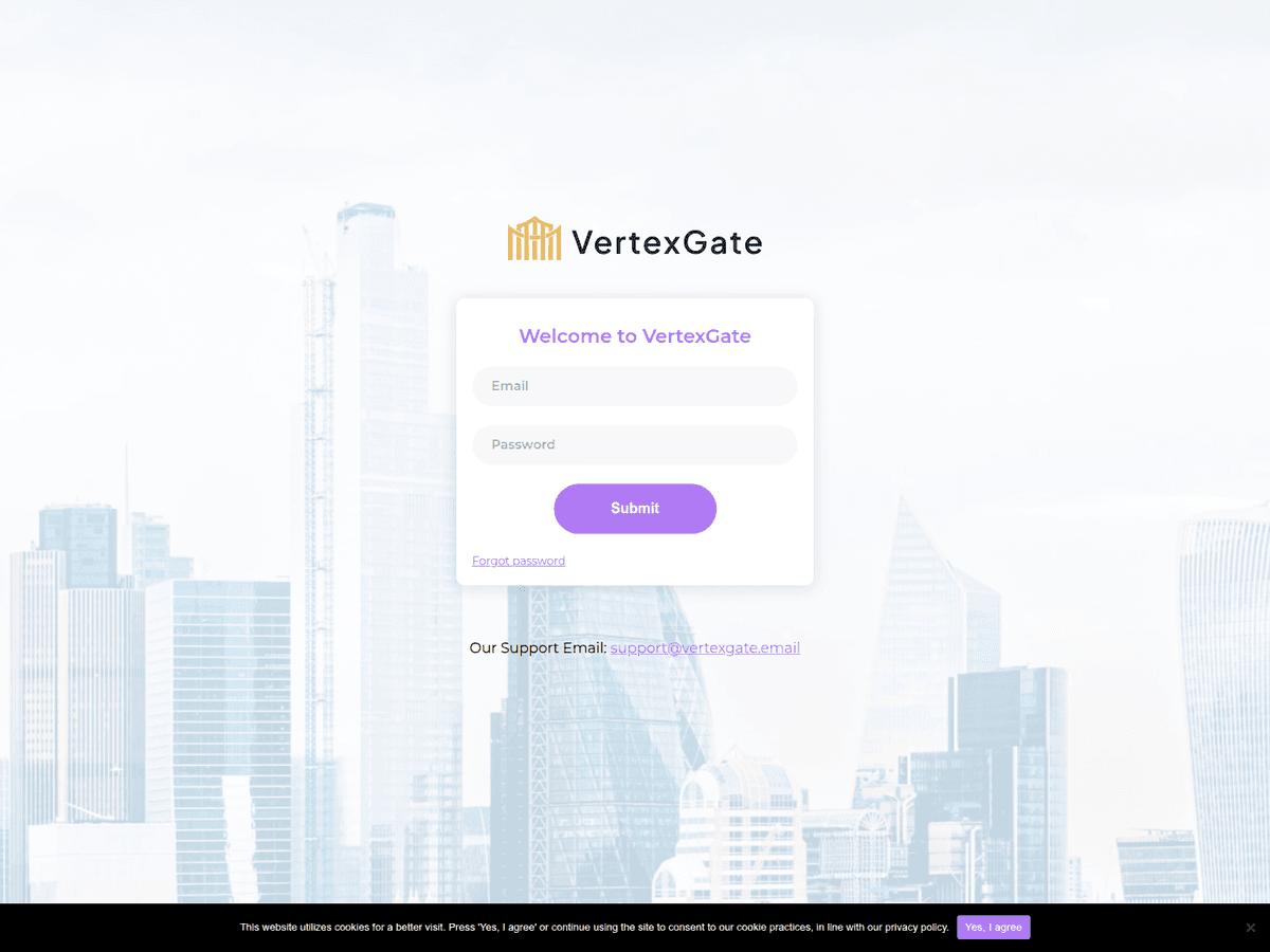 Screenshot von Vertex Gate