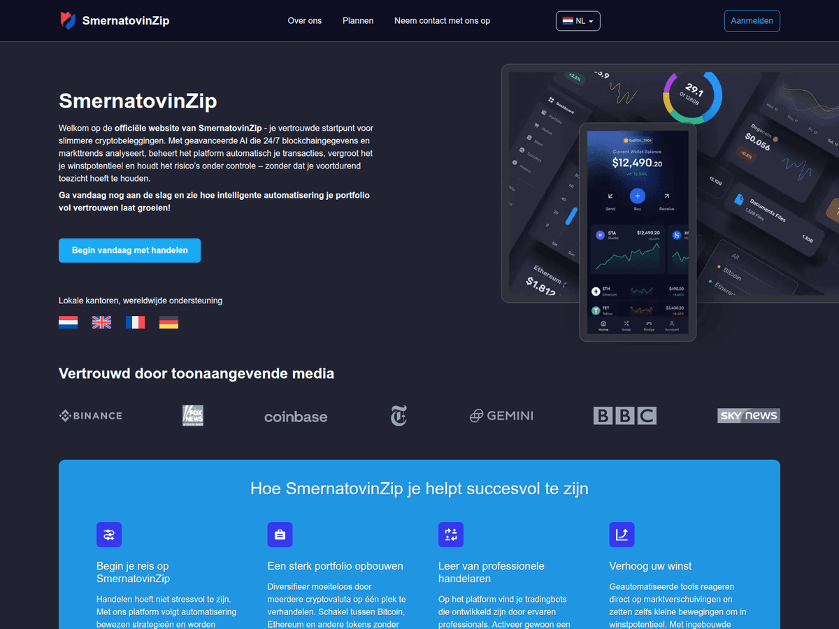 Screenshot von Smernatovinzipnetherlands
