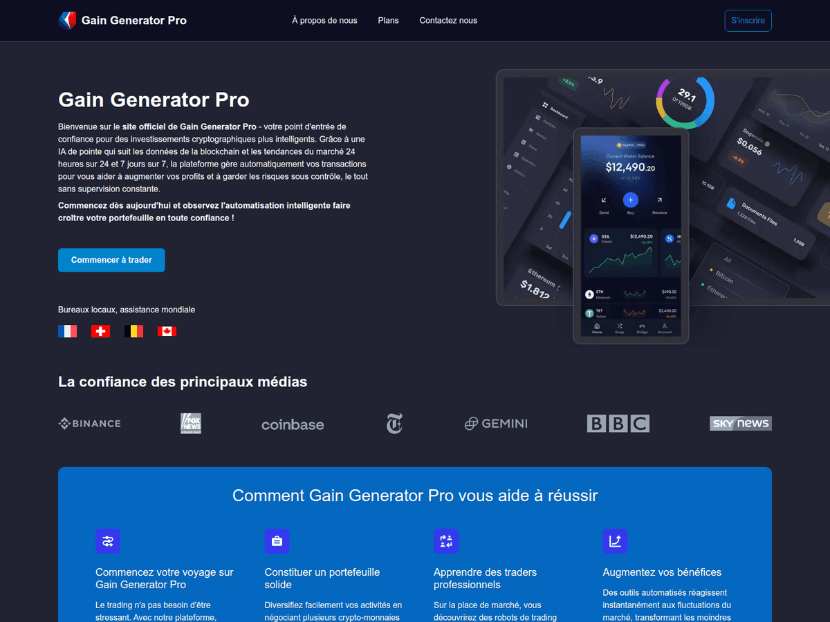 Screenshot von Gaingeneratorpro