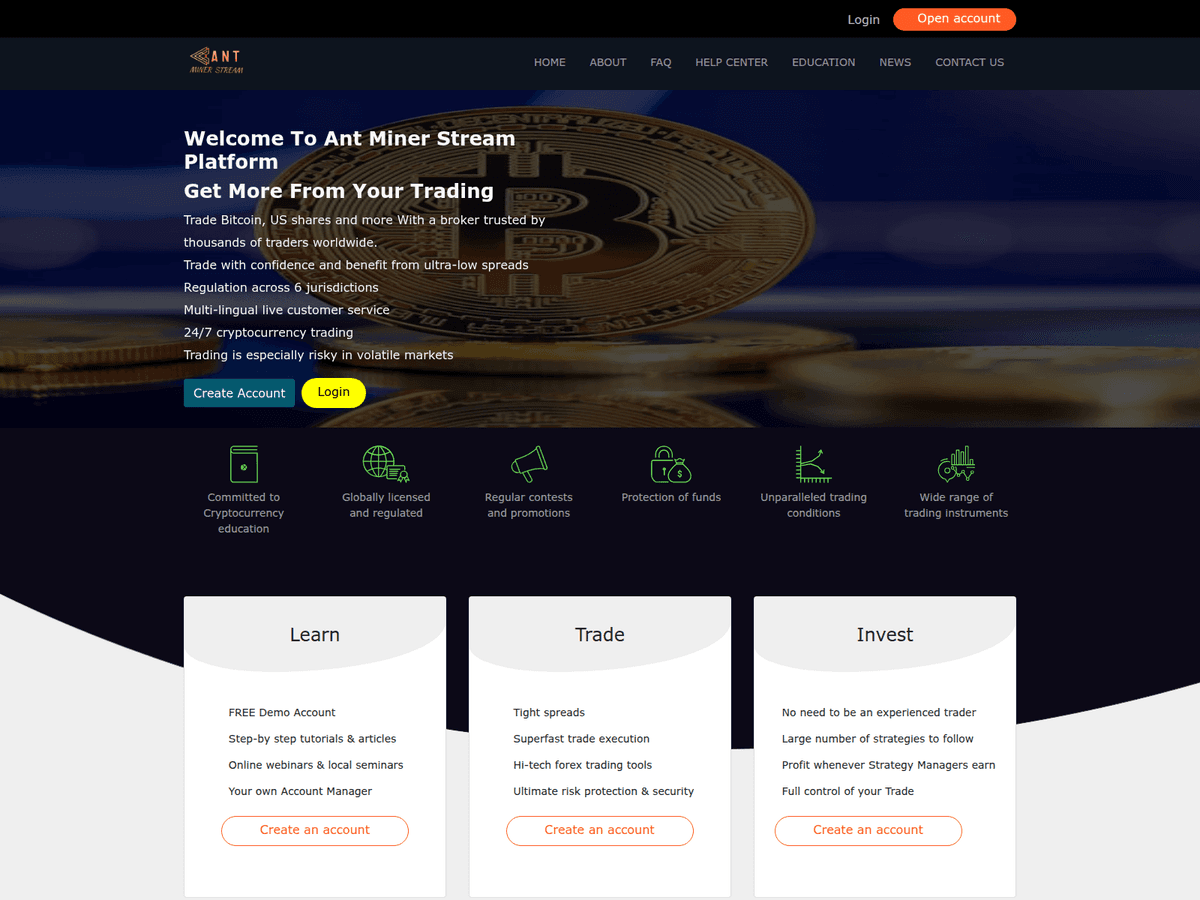Screenshot von Weareadvancecryptotrader