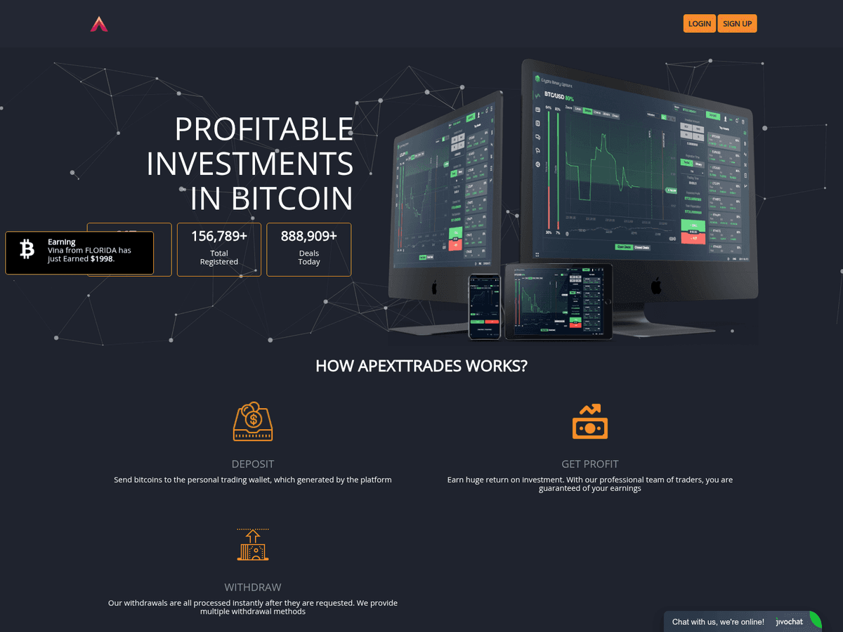 Screenshot von Apexxtrade