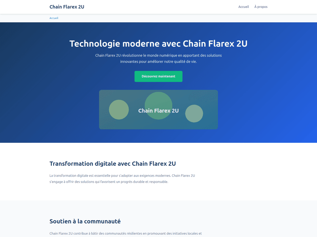 Screenshot der Webseite Chain Flarex 2u (chain-flarex-2u.org)