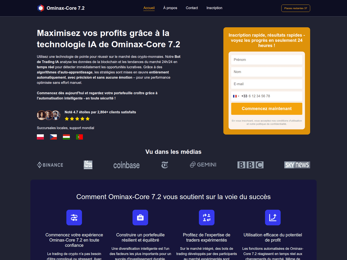 Screenshot von Ominax Core 72
