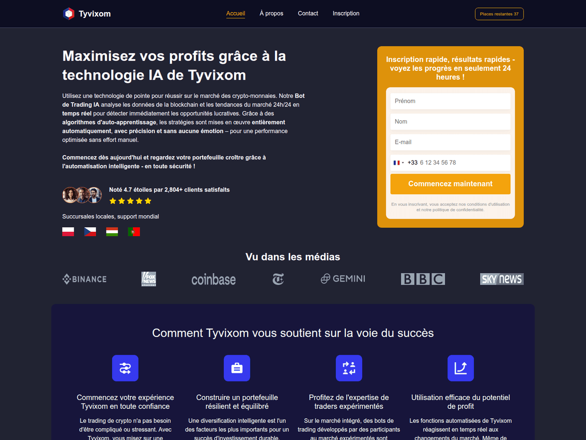 Screenshot von Tyvixom Ai