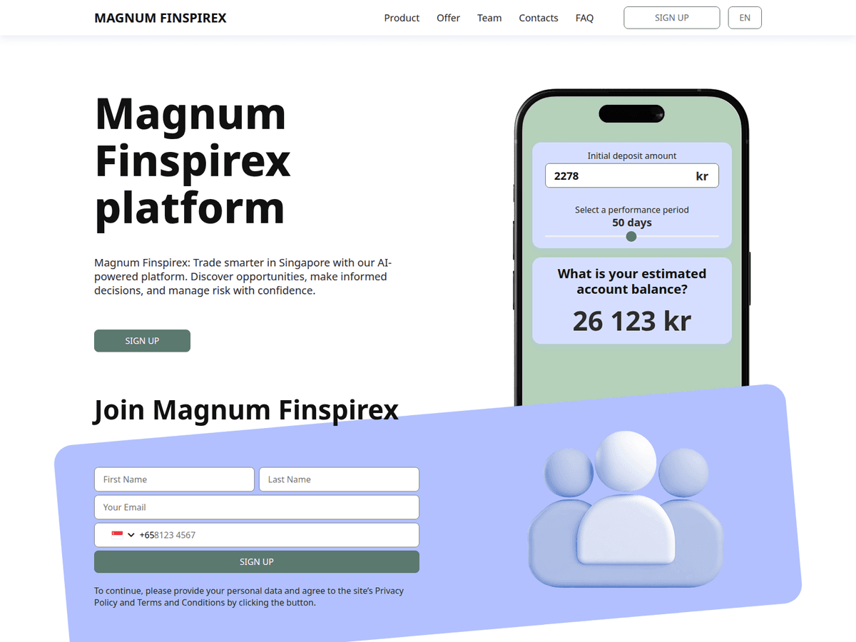 Screenshot von Magnum Finspirex
