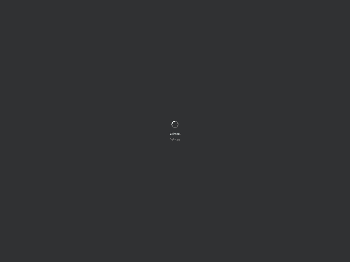 Screenshot der Webseite Veloxam (veloxam.io)