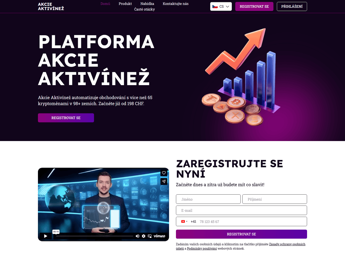 Screenshot von Akcie Aktivinez