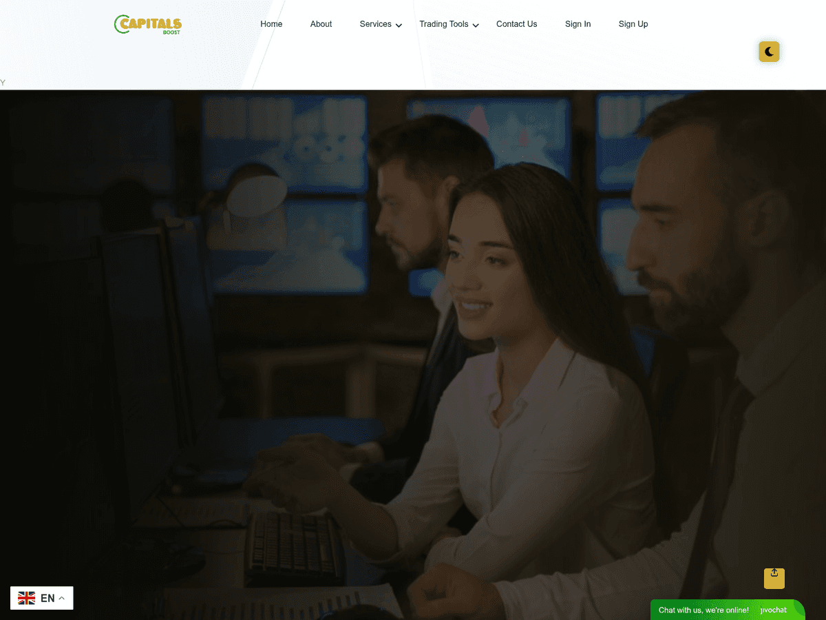 Screenshot von Capitalsboosts