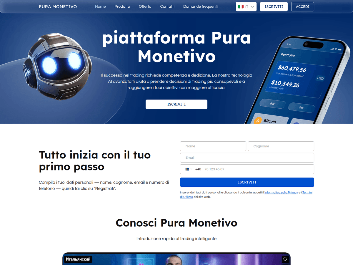 Screenshot von Pura Monetivo