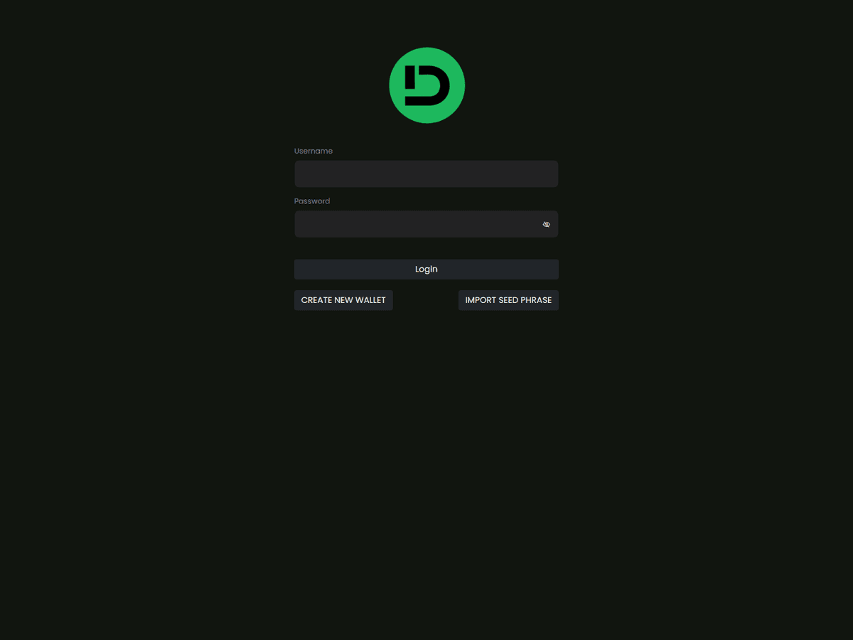 Screenshot von Delta Wallet