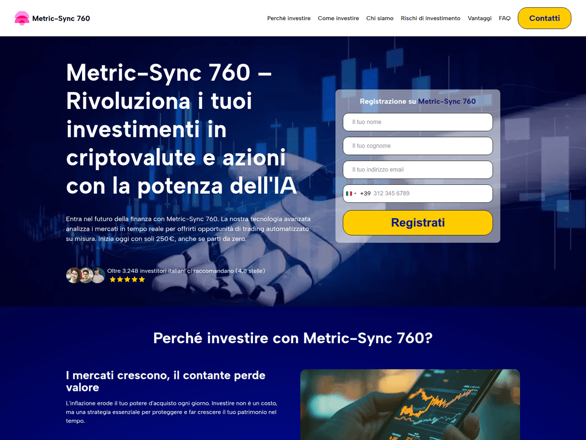 Screenshot von Metricsync 760