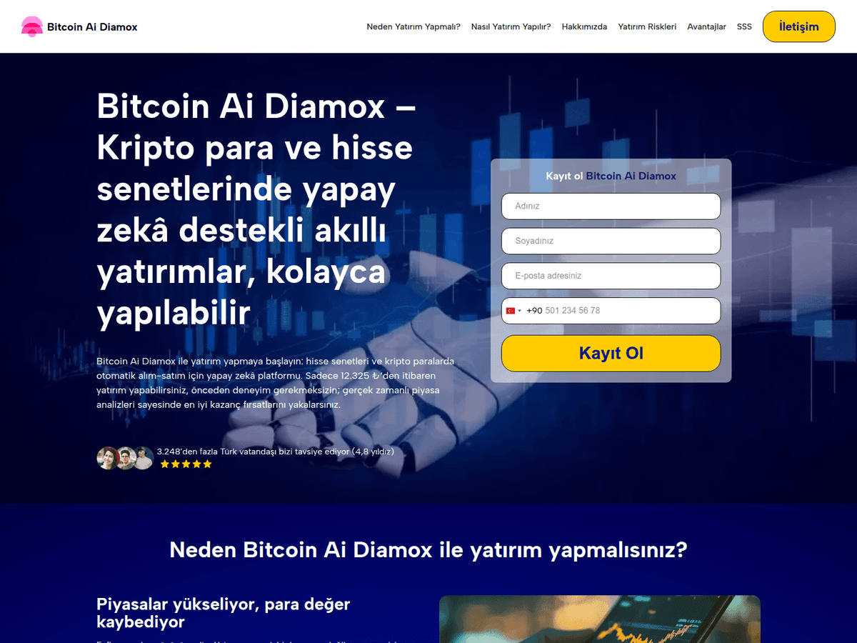 Screenshot von Bitcoinaidiamox