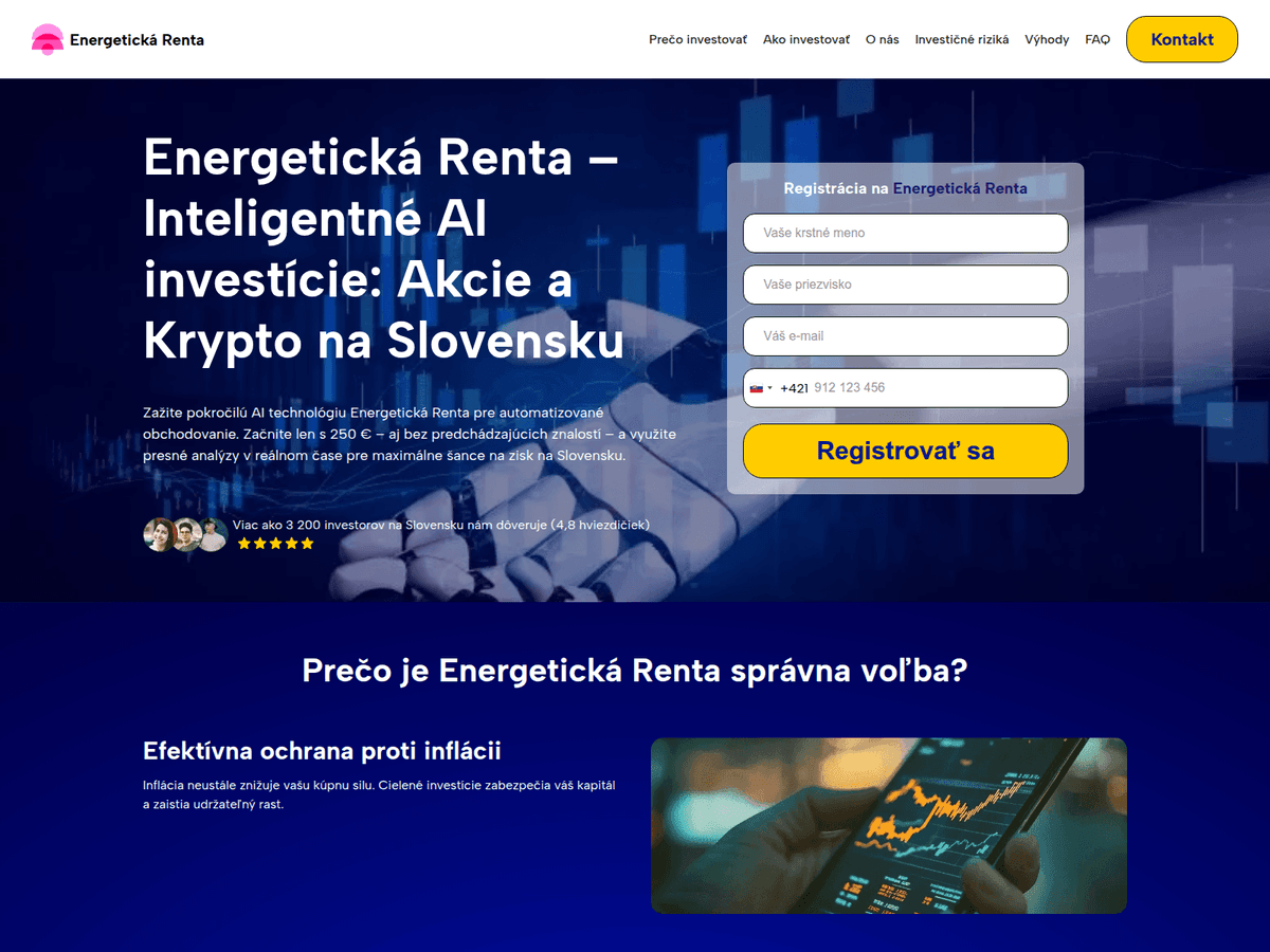 Screenshot von Energetickarenta