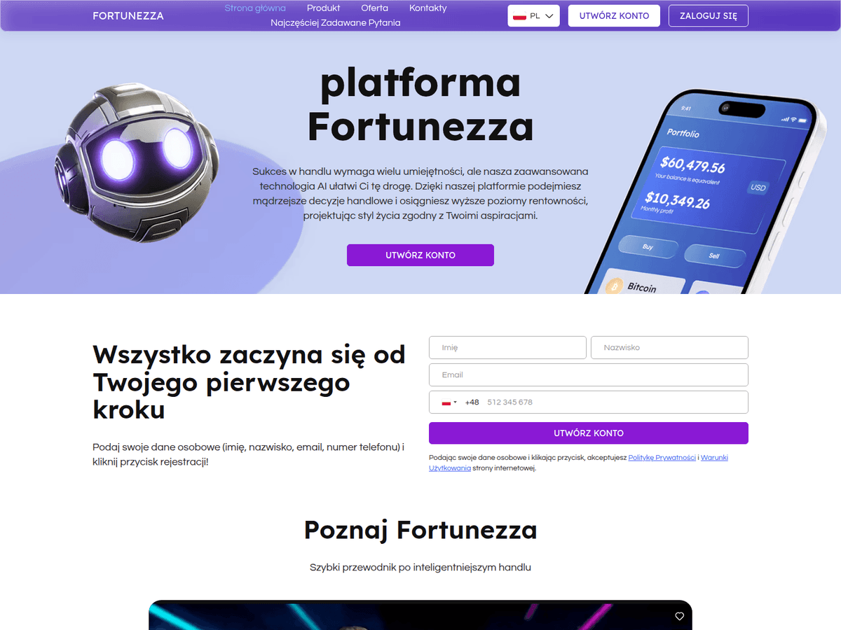 Screenshot von Fortunezza Pl