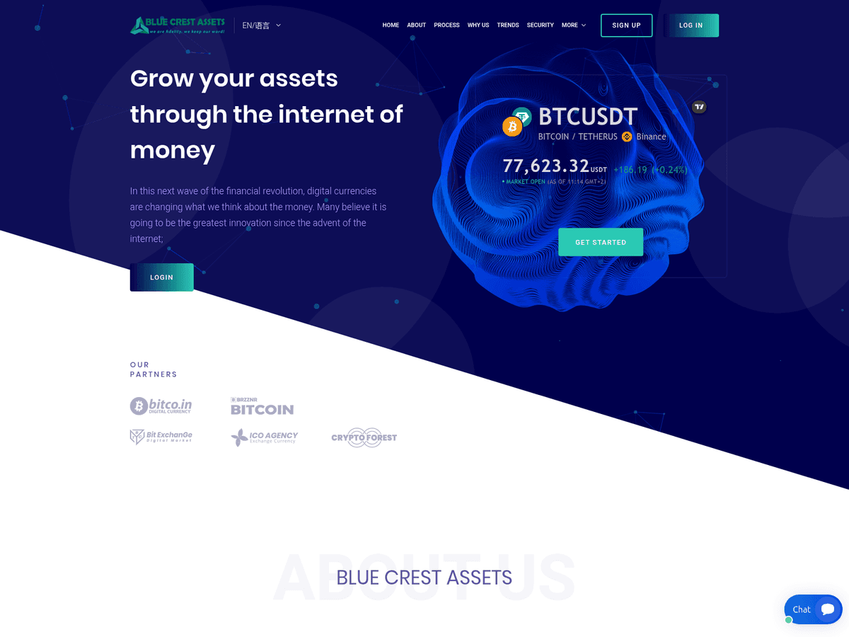 Screenshot von Bluecrestassets