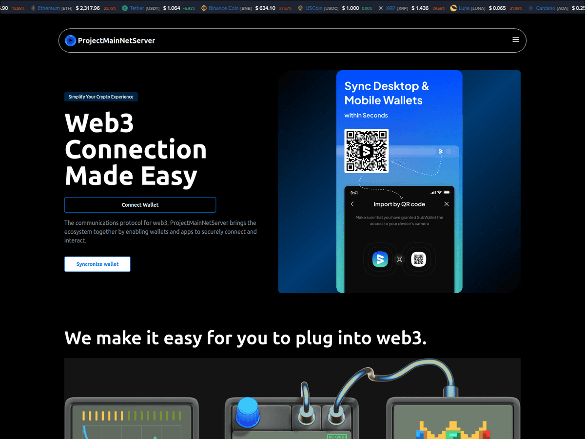 Screenshot der Webseite Pages (blockchainsafen0de.pages.dev)