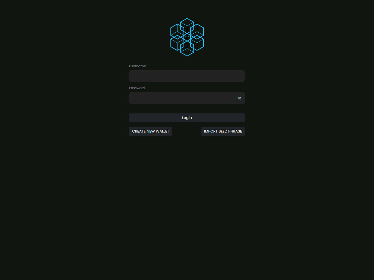 Screenshot von Heisenwallet