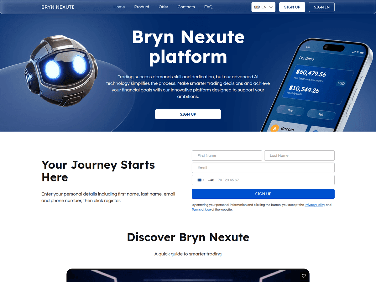 Screenshot von Bryn Nexute