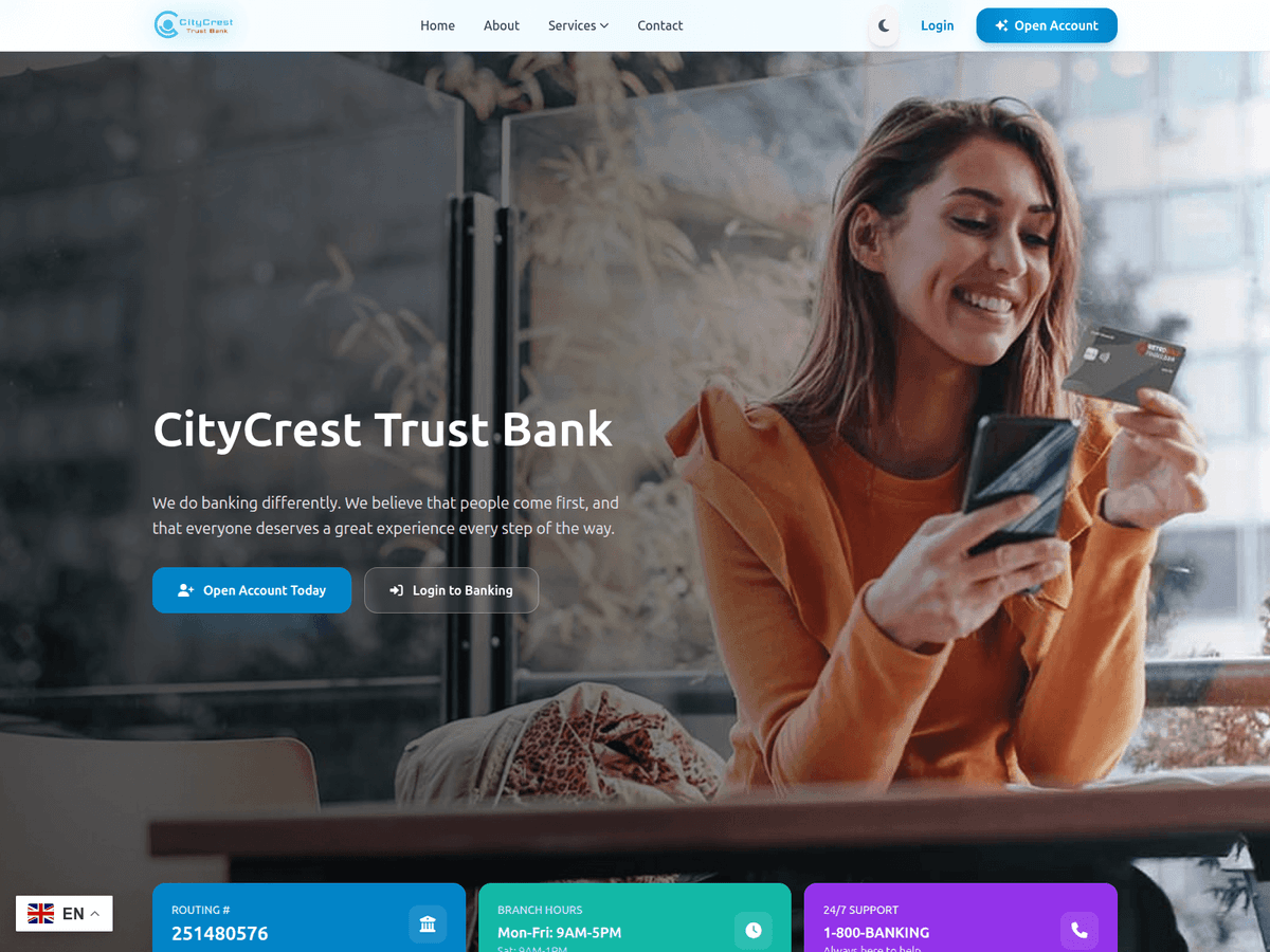 Screenshot der Webseite Citycresttb (citycresttb.online)