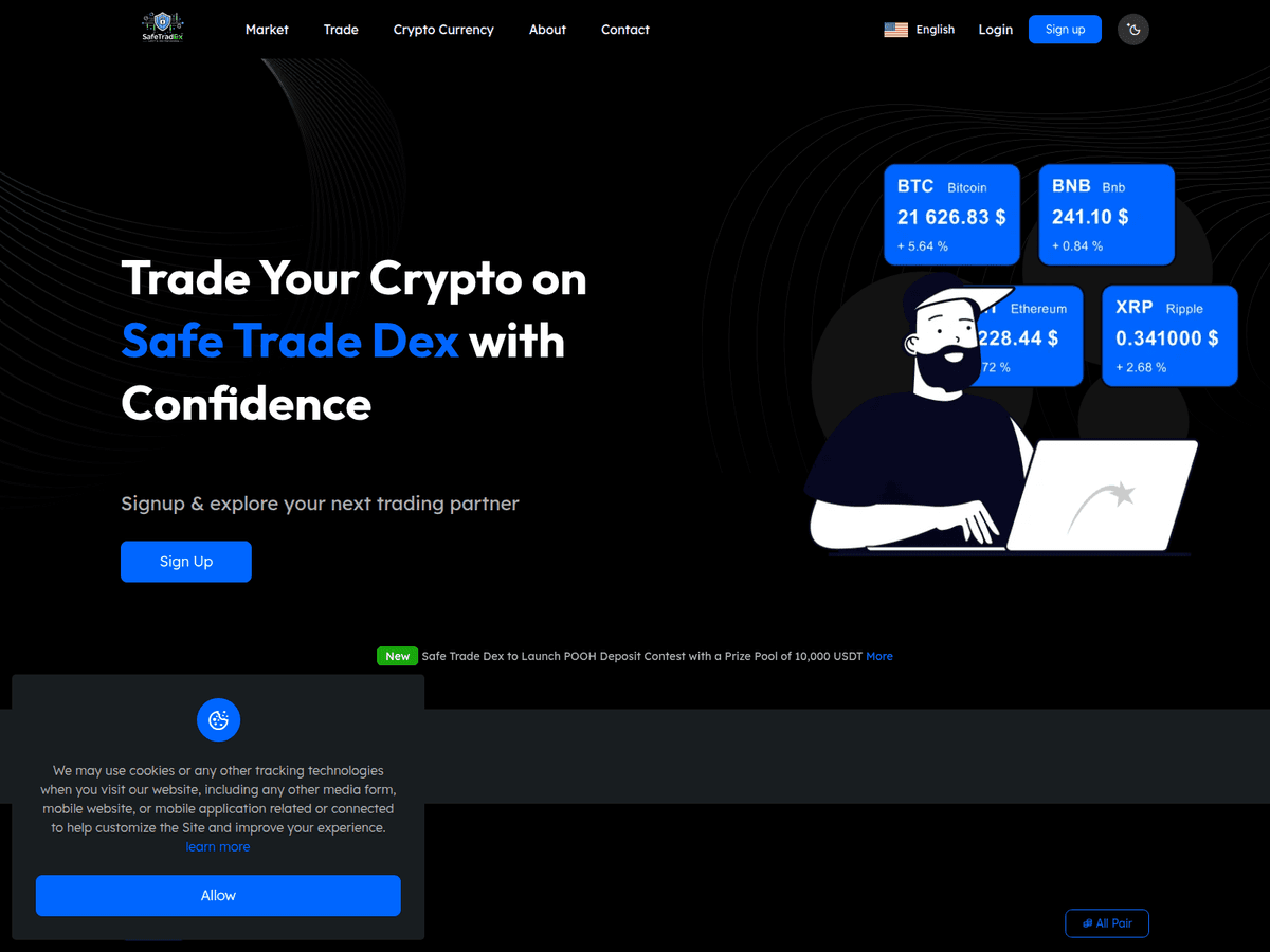 Screenshot von Safetraddex