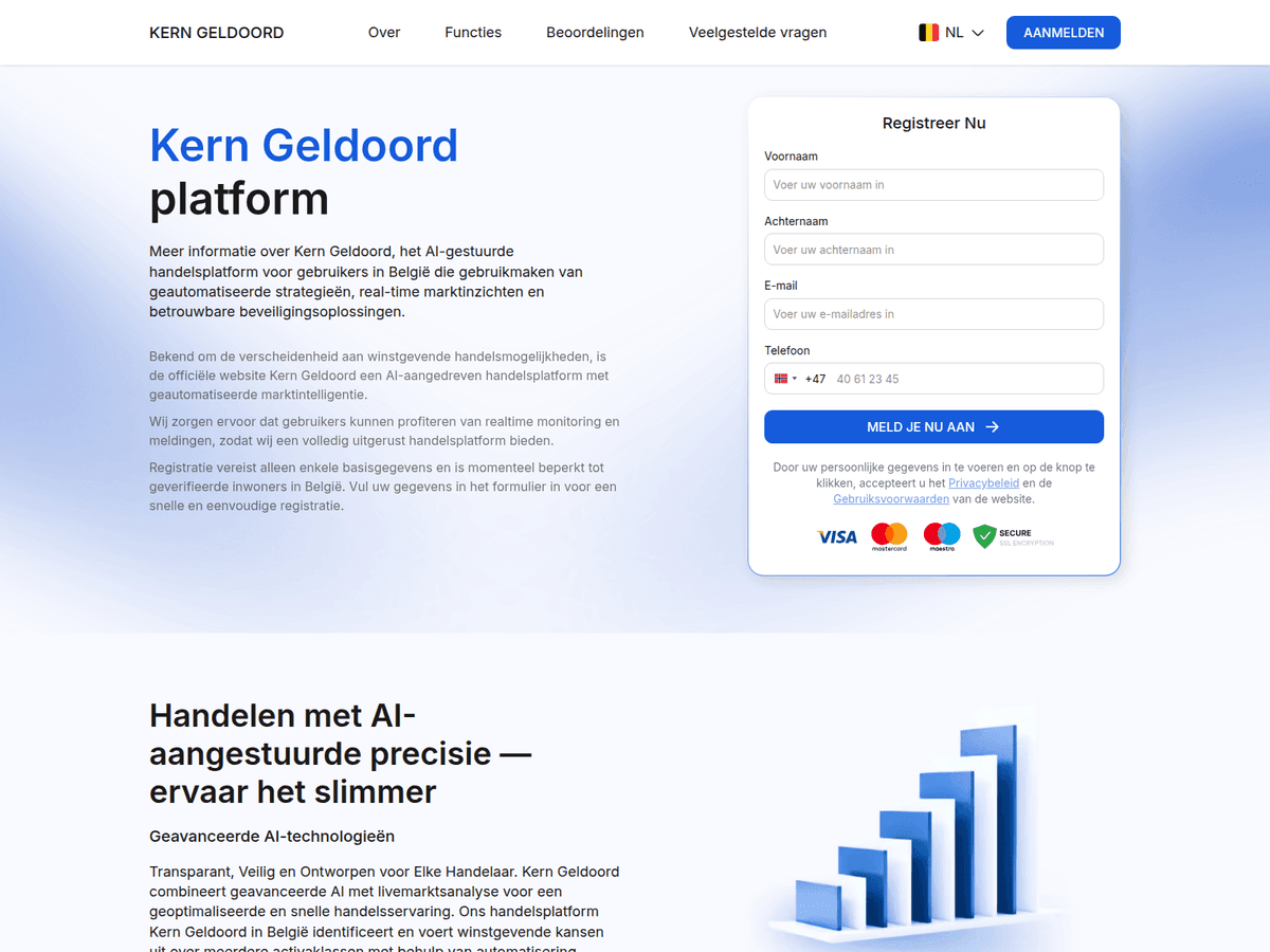 Screenshot der Webseite Kern Geldoord (kern-geldoord.com)