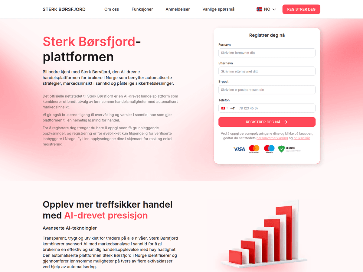 Screenshot der Webseite Sterk Borsfjord (sterk-borsfjord.com)