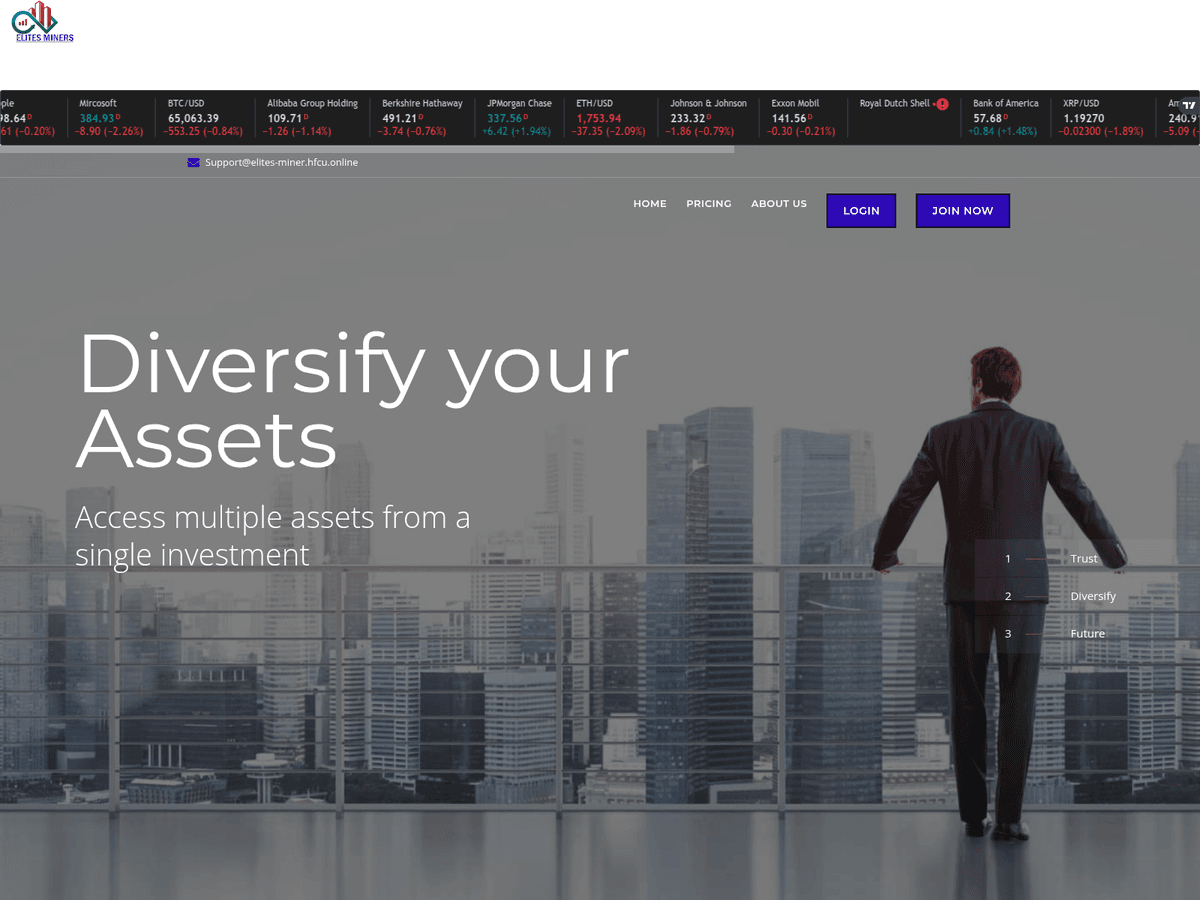 Screenshot der Webseite Hfcu (hfcu.online)