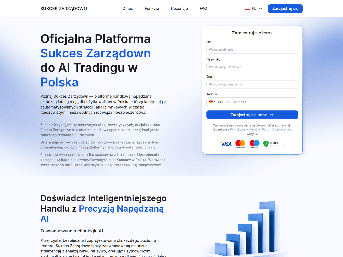 Screenshot der Webseite Sukces Zarzadown (sukces-zarzadown.com)