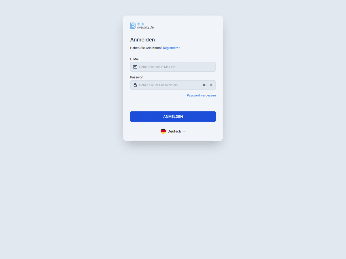 Screenshot der Webseite Blxinvest (blxinvest.de)
