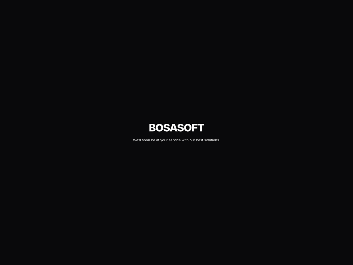 Screenshot der Webseite Bosasoft (bosasoft.com)