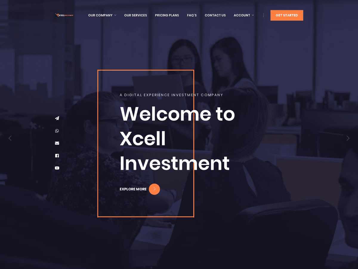 Screenshot von Xcellinvestment