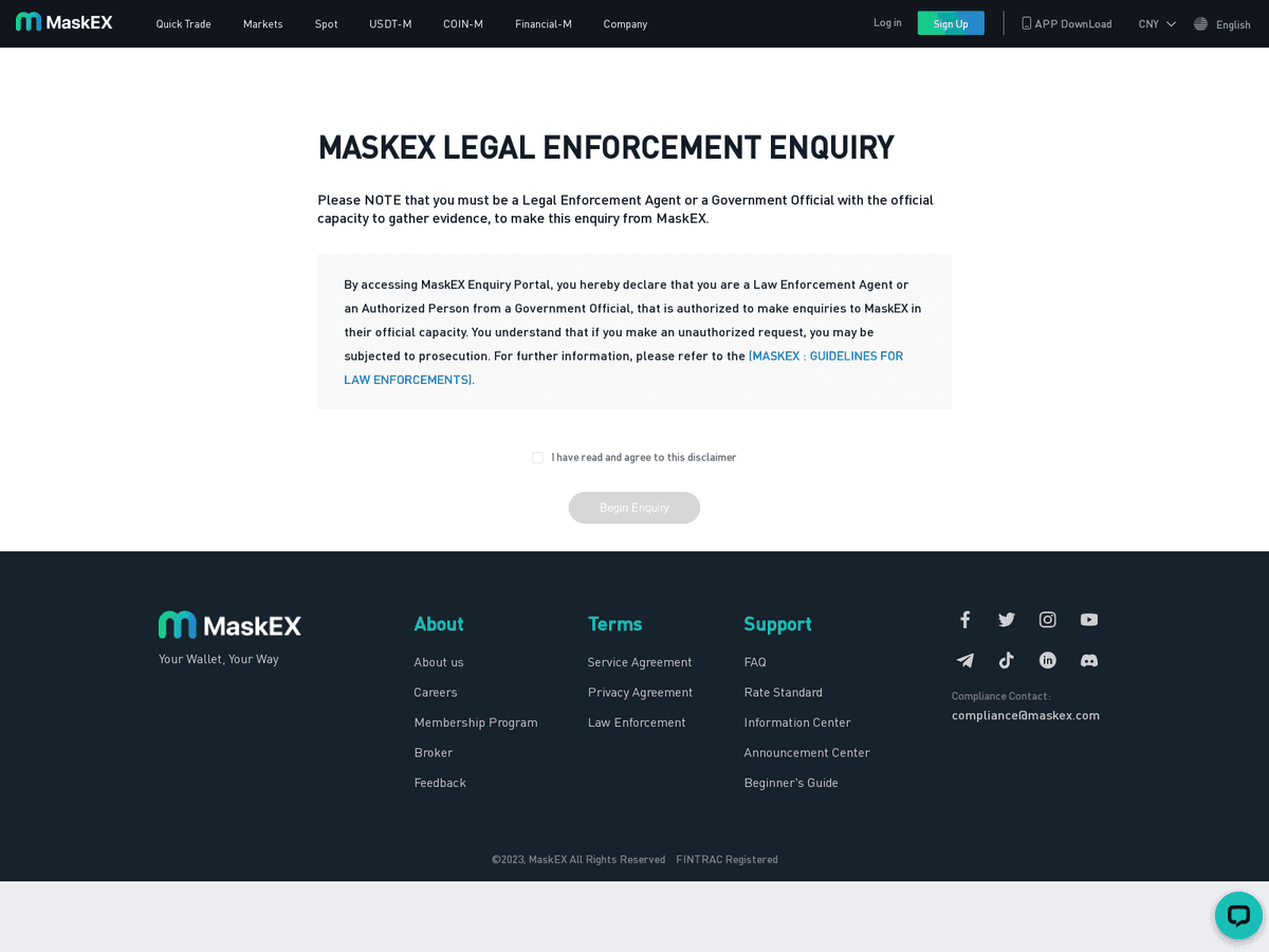 Screenshot der Webseite Maskexpre (maskexpre.com)