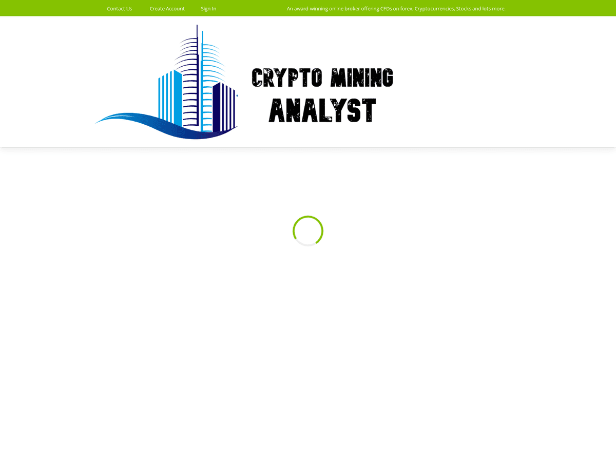 Screenshot von Cryptomininganalyst