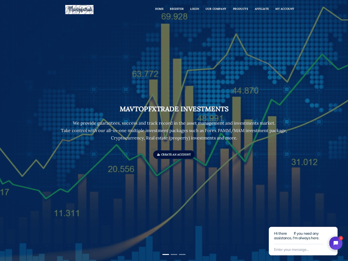 Screenshot von Mavtopfxtrade