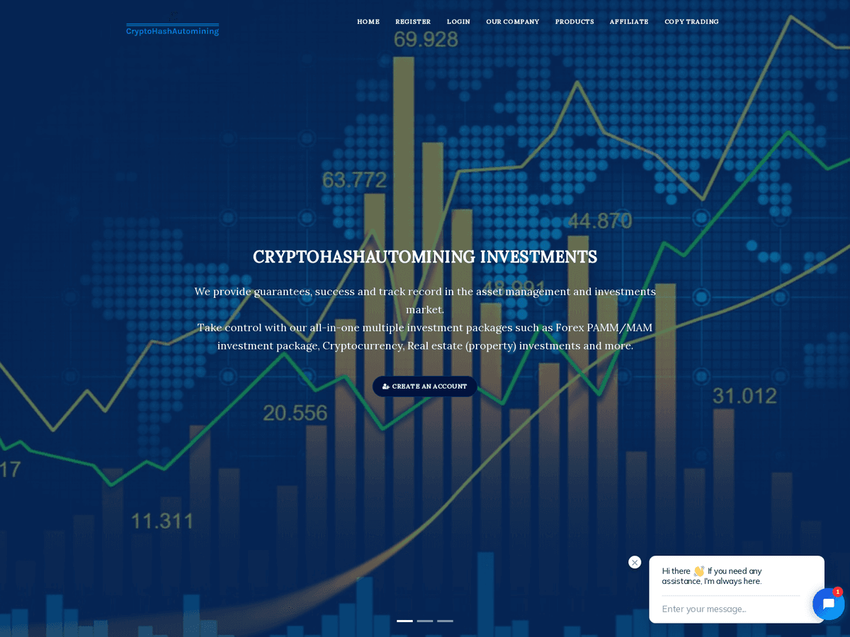 Screenshot von Cryptohashautomining