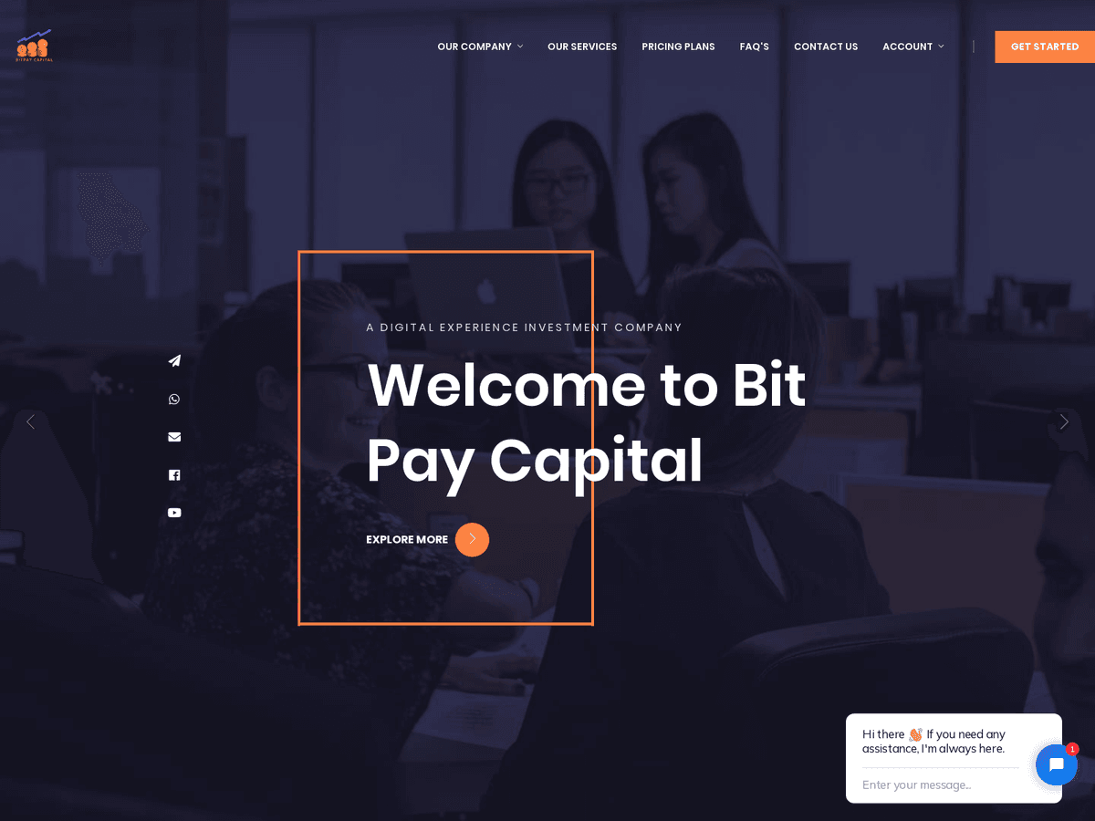 Screenshot von Bitpaycapital