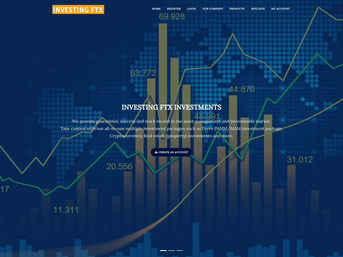 Screenshot von Investingftx