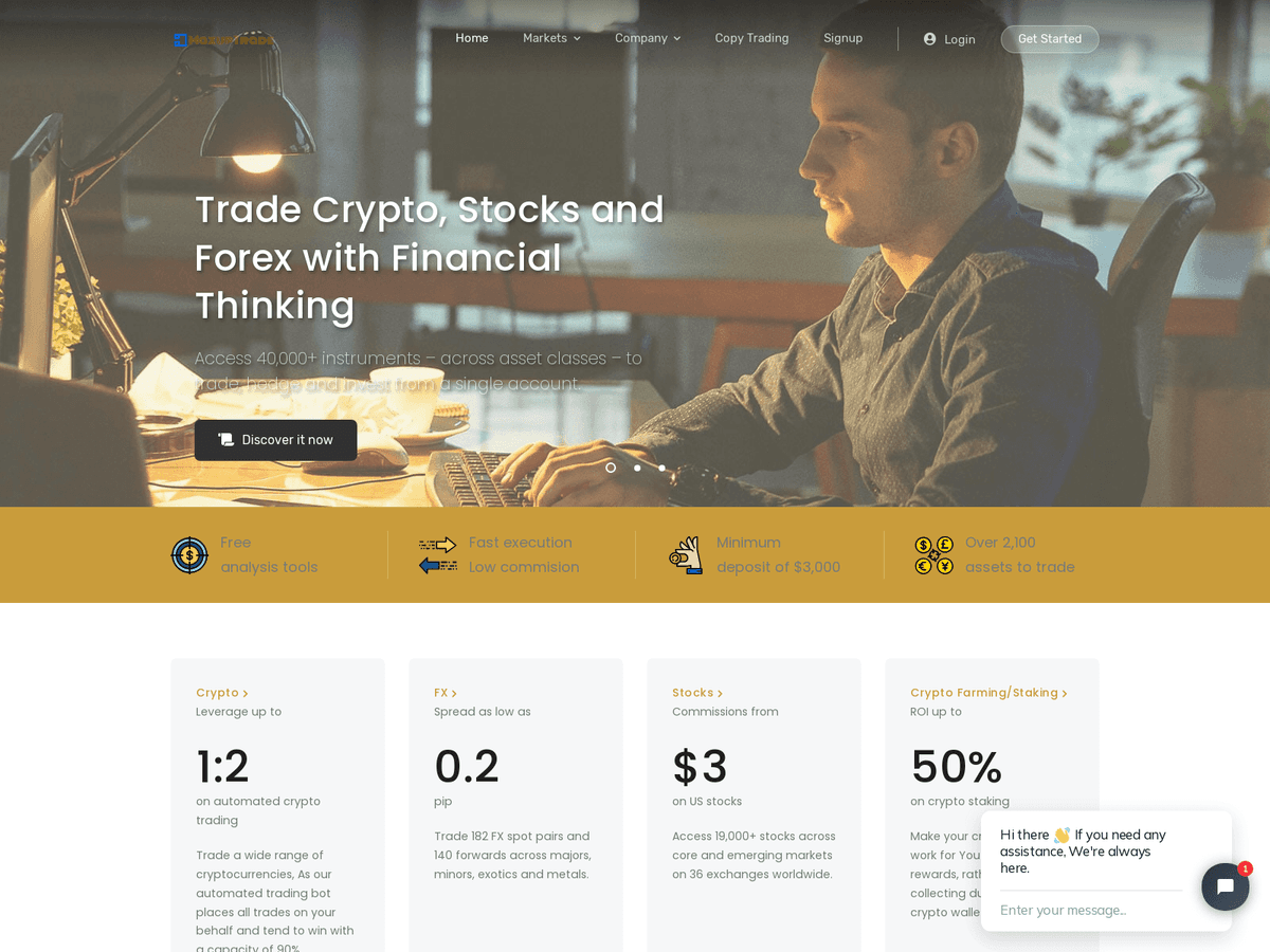Screenshot von Maxuptrade