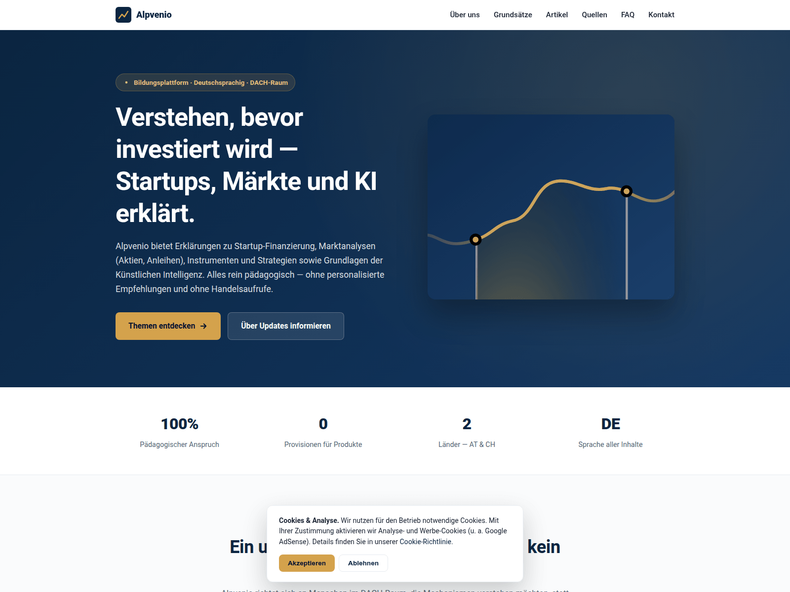 Screenshot von Alpvenio