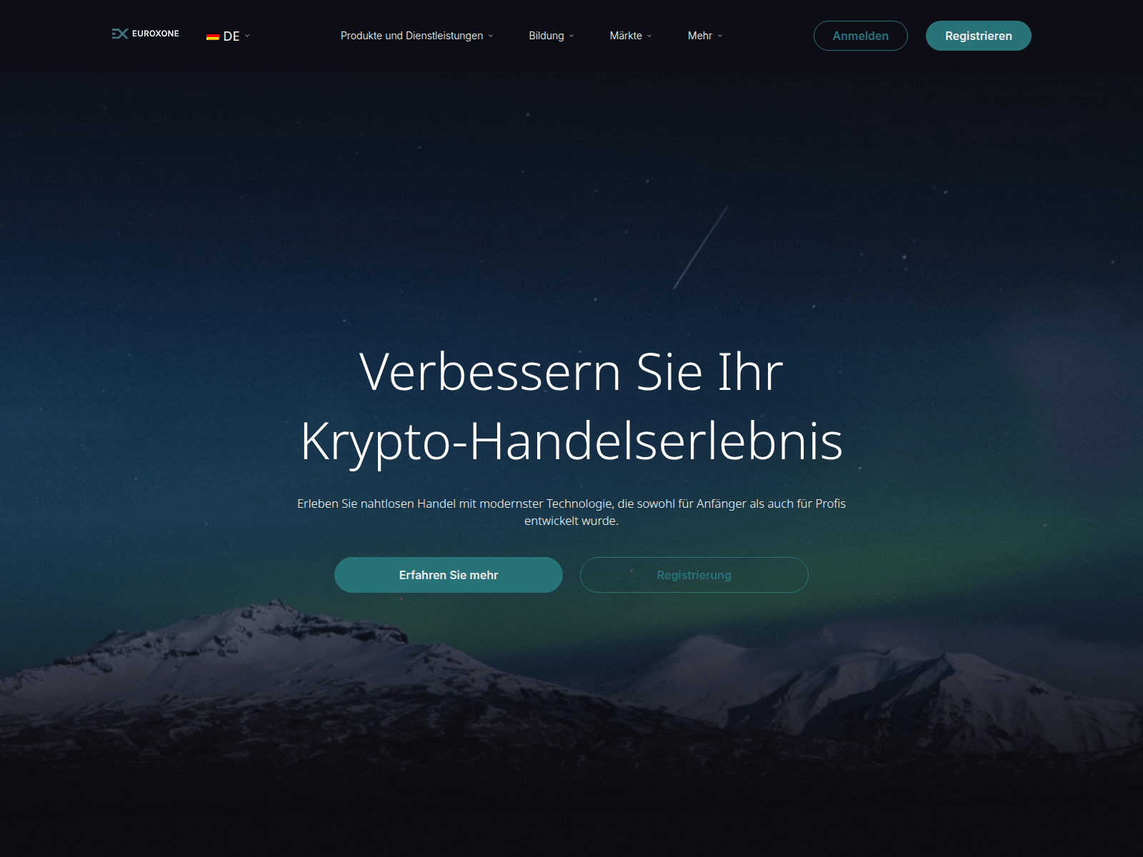 Screenshot von Euroxone