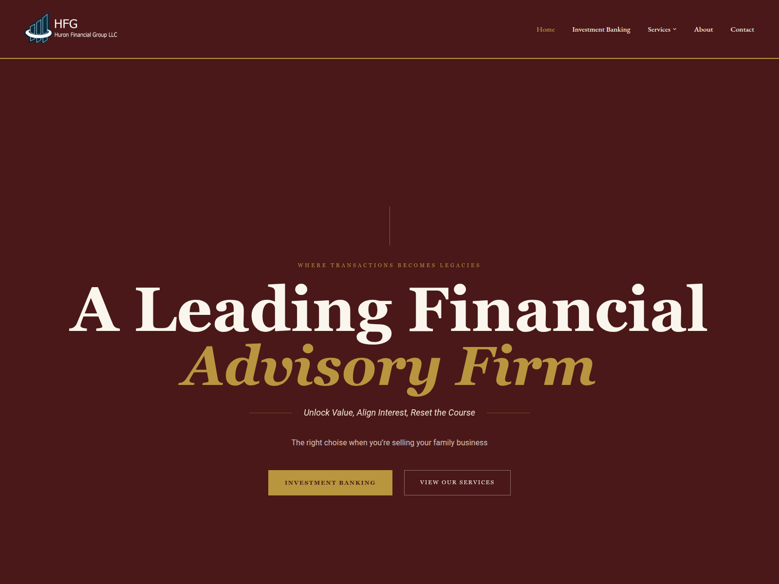 Screenshot von Huronfinancialgroupllc