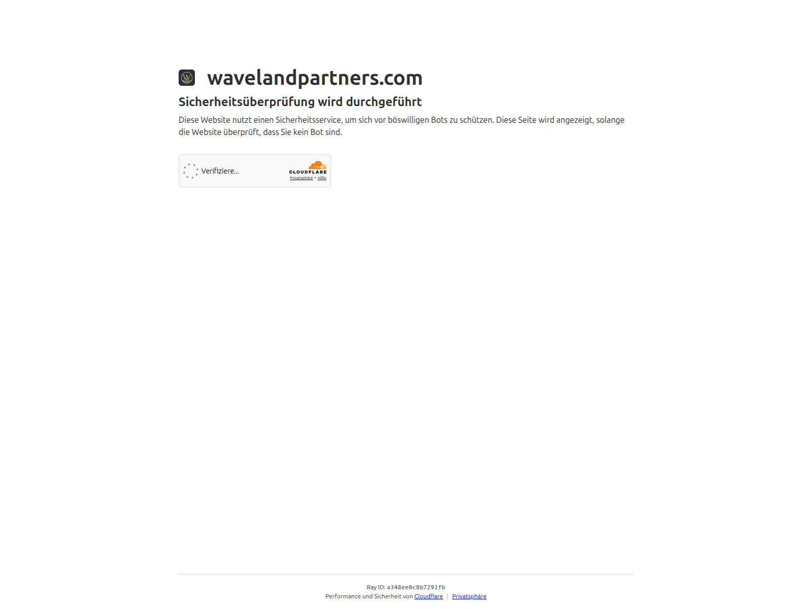 Screenshot von Wavelandpartners