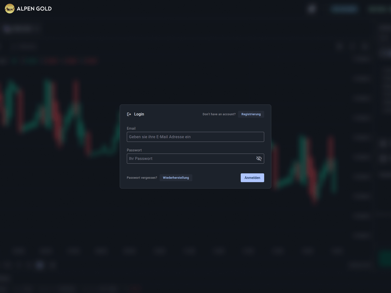 Screenshot von Alpen Gold Ltd